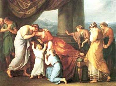 Angelica Kauffmann Death of Alcestis Germany oil painting art